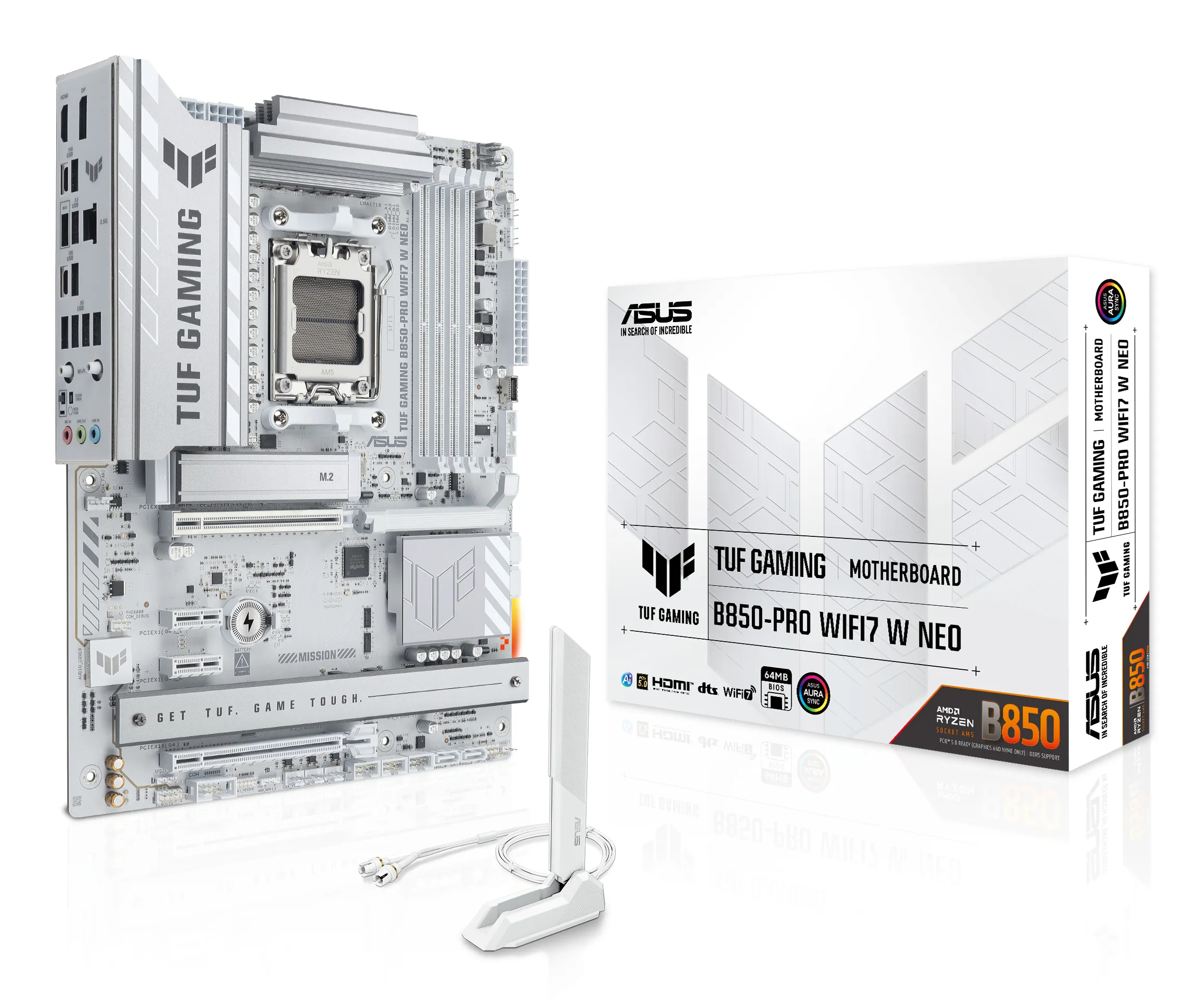 Asus TUF GAMING B850-PRO WiFi 7 W NEO AM5 ATX Motherboard