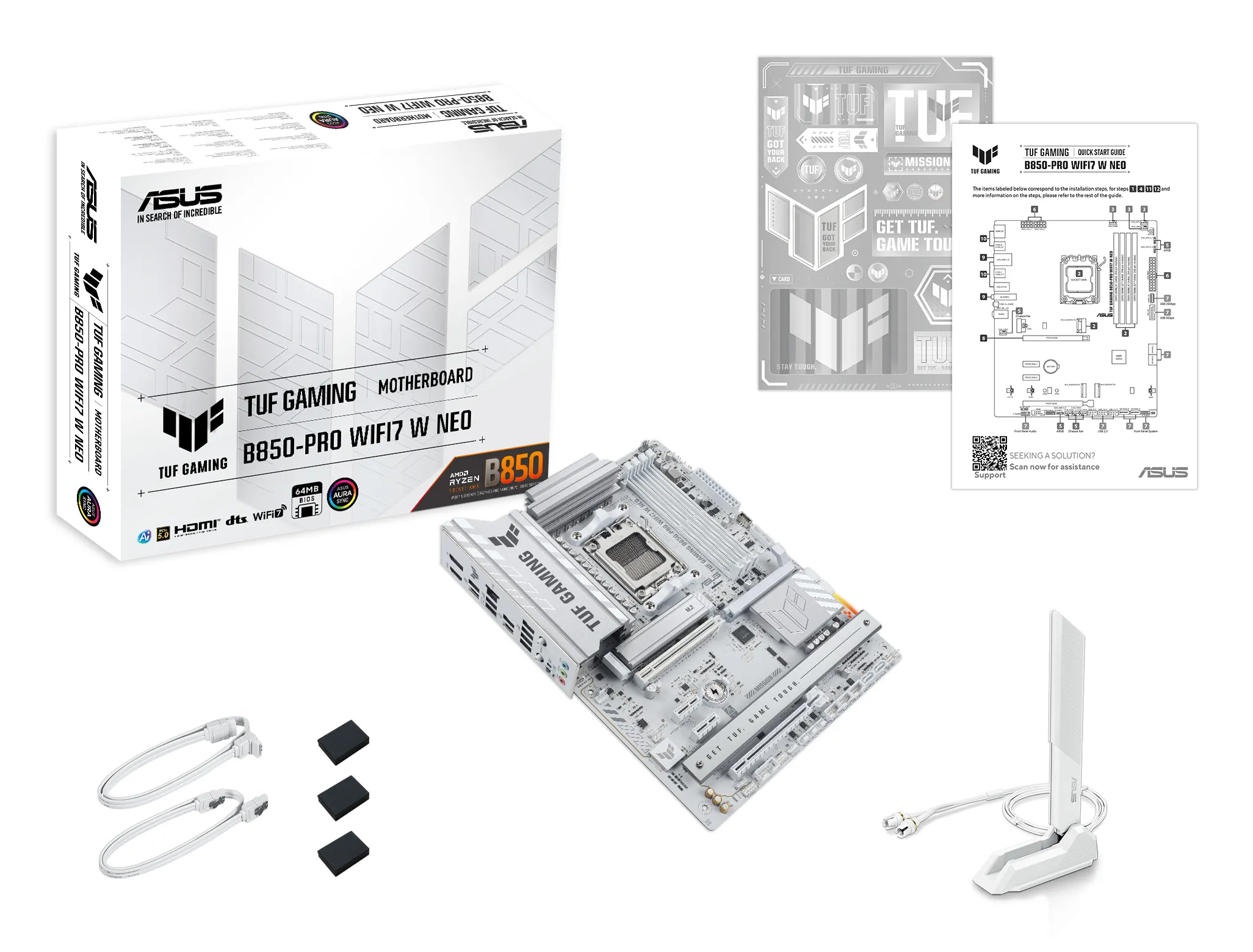 Asus TUF GAMING B850-PRO WiFi 7 W NEO AM5 ATX Motherboard