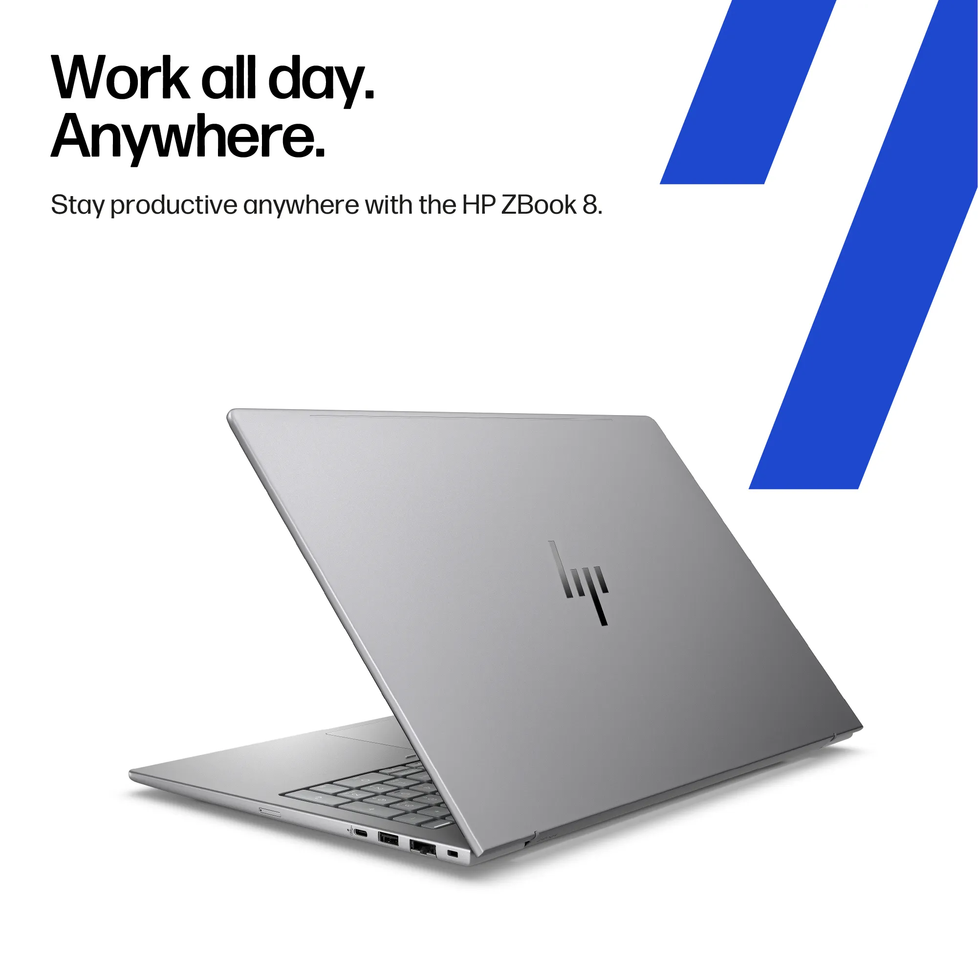 HP ZBook 8 ZBook 8 G1i 14" 255H, 4GB, 1TB SSD, NVIDIA RTX 500 Ada, Win 11 Pro - notebook, Silver