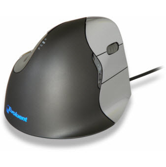 Evoluent VerticalMouse Right 4 - vertical mouse, black