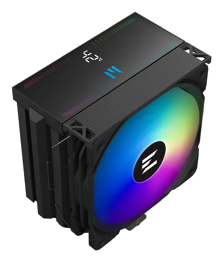 Zalman CNPS13X DS BLACK, 120 mm ARGB -prosessorijäähdytin, musta