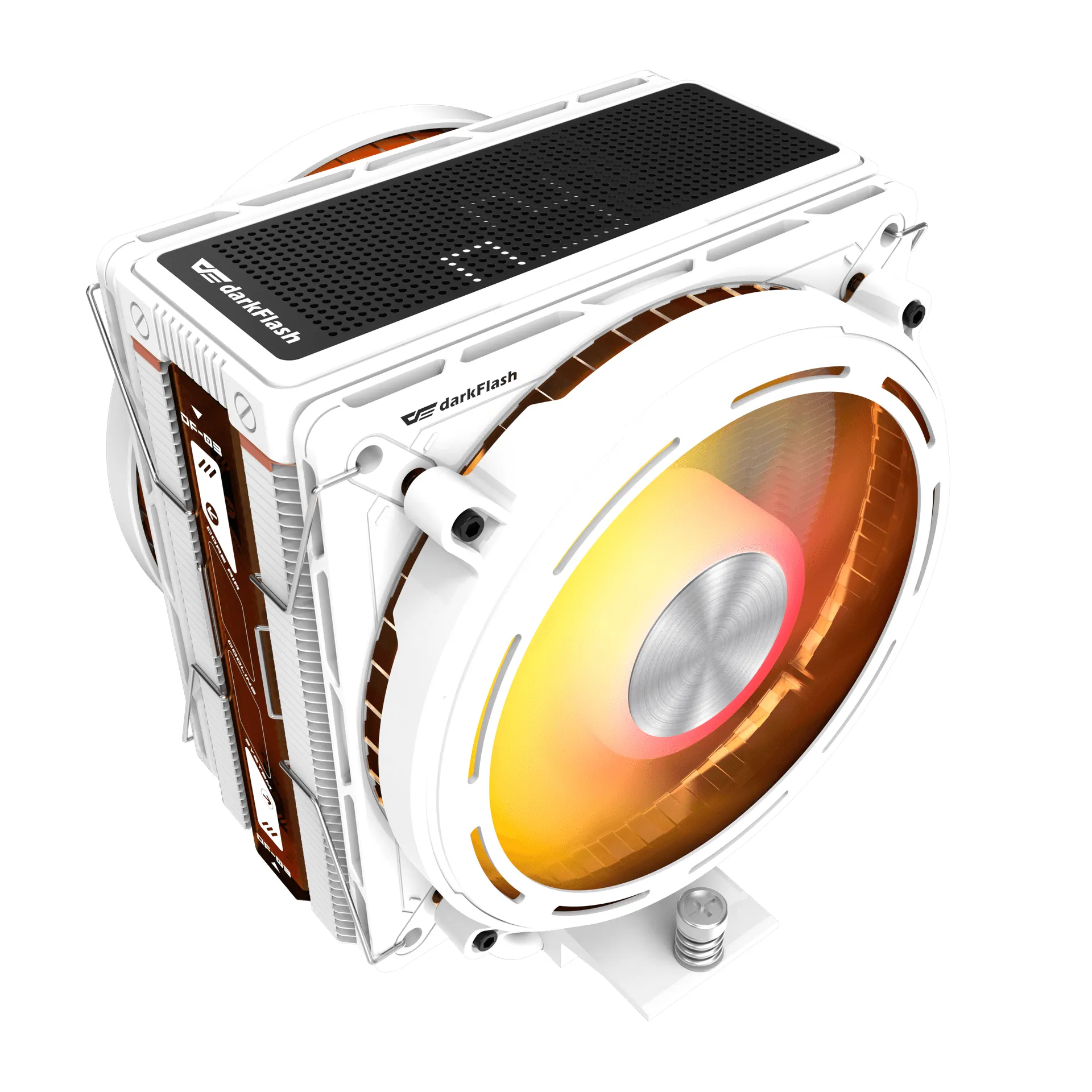 DARKFLASH E400 PLUS Air CPU Cooler, White