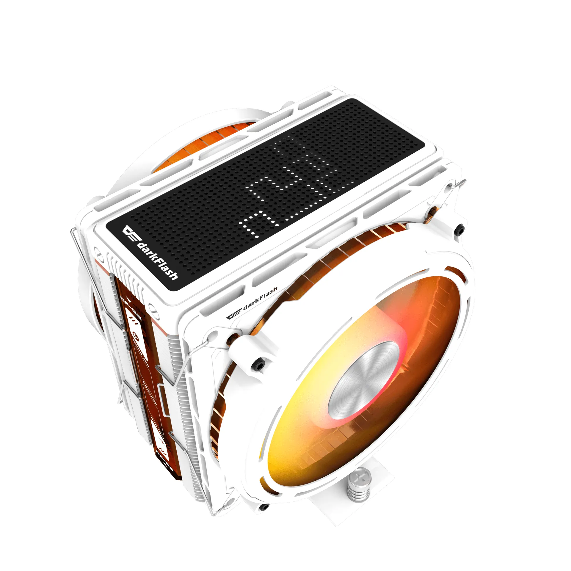 DARKFLASH E400 PLUS Air CPU Cooler, White