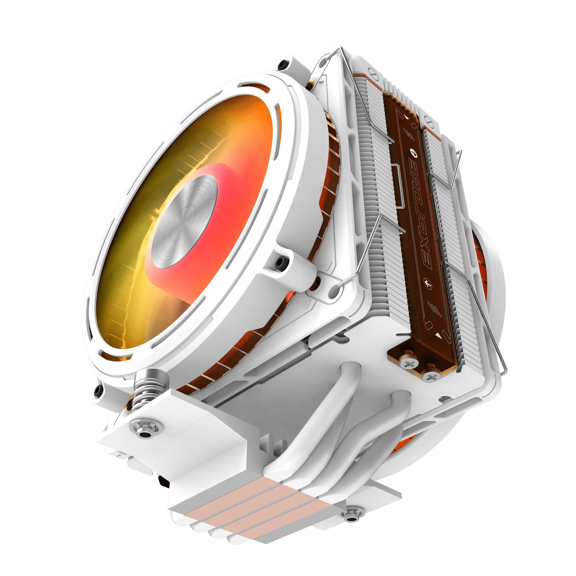 DARKFLASH E400 PLUS Air CPU Cooler, White