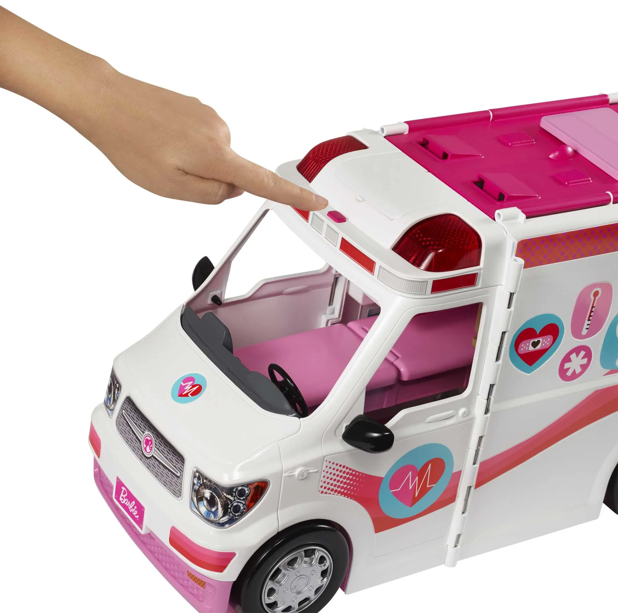 Mattel Barbie 2-in-1 ambulance play set (with light & noise)