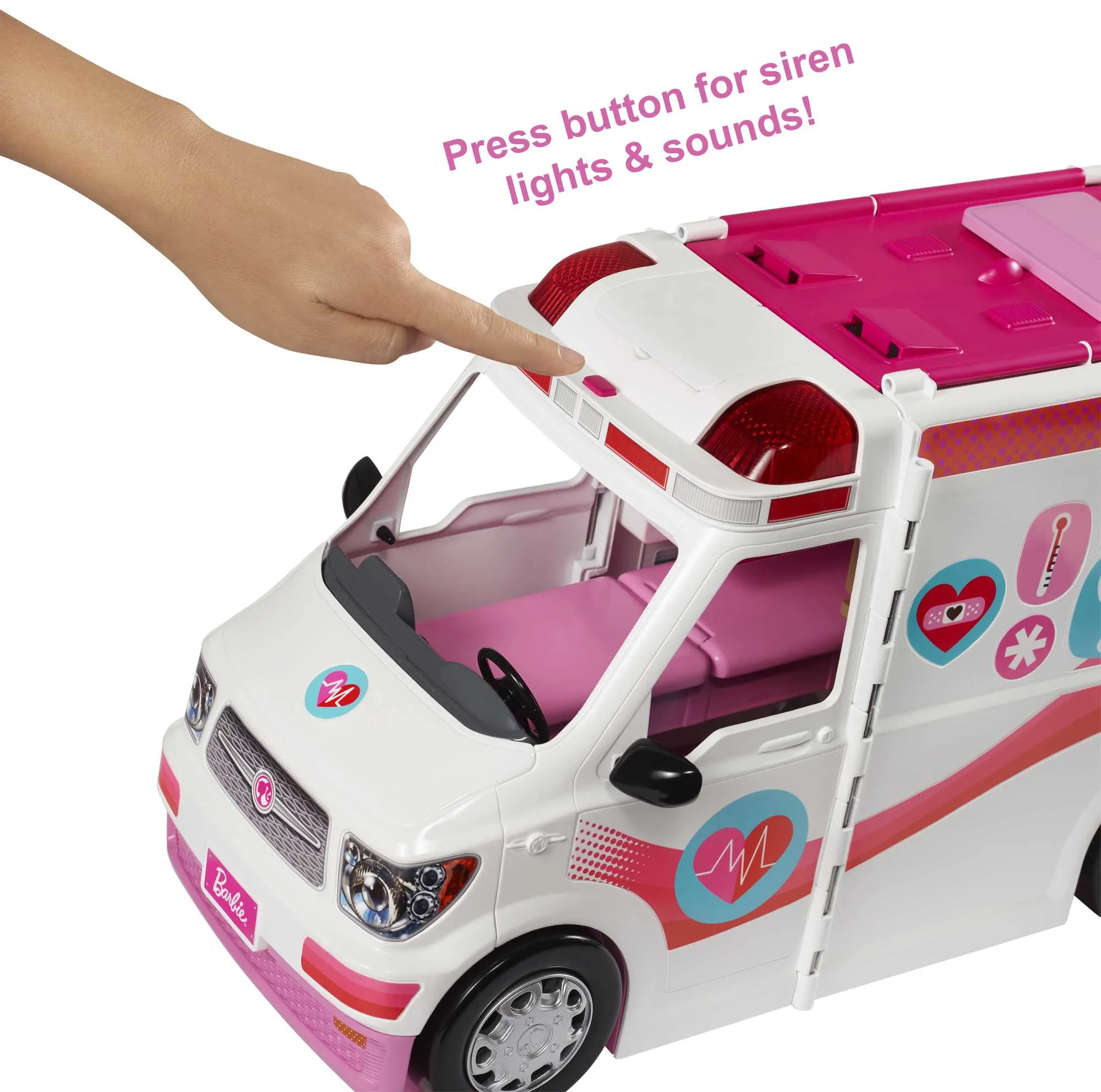 Mattel Barbie 2-in-1 ambulance play set (with light & noise)