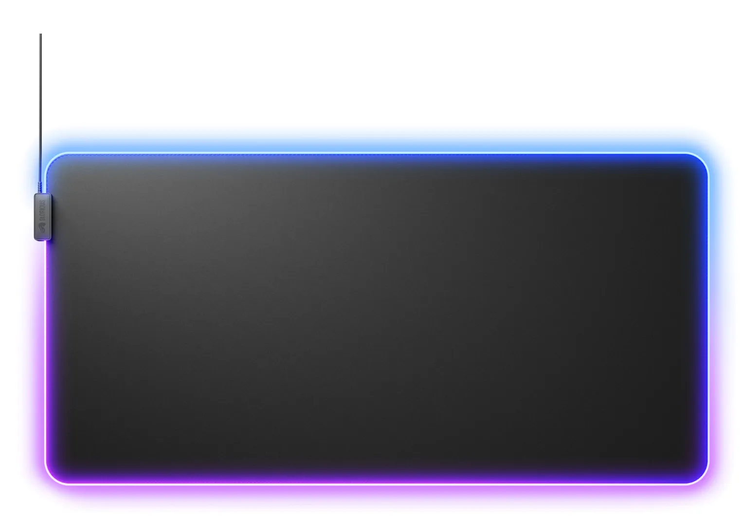 Glorious Pad 2 GLED XXL - gaming mousepad, Black, 91x46cm