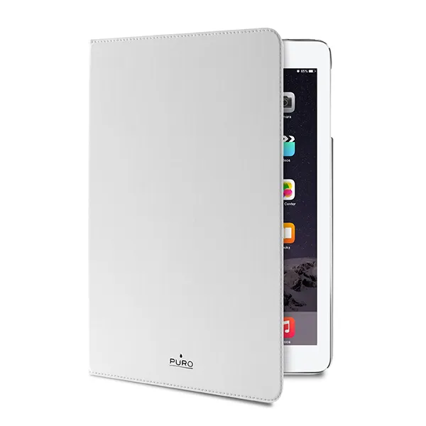 Puro iPad Air 2, Booklet Slim Case w/StandUp, White