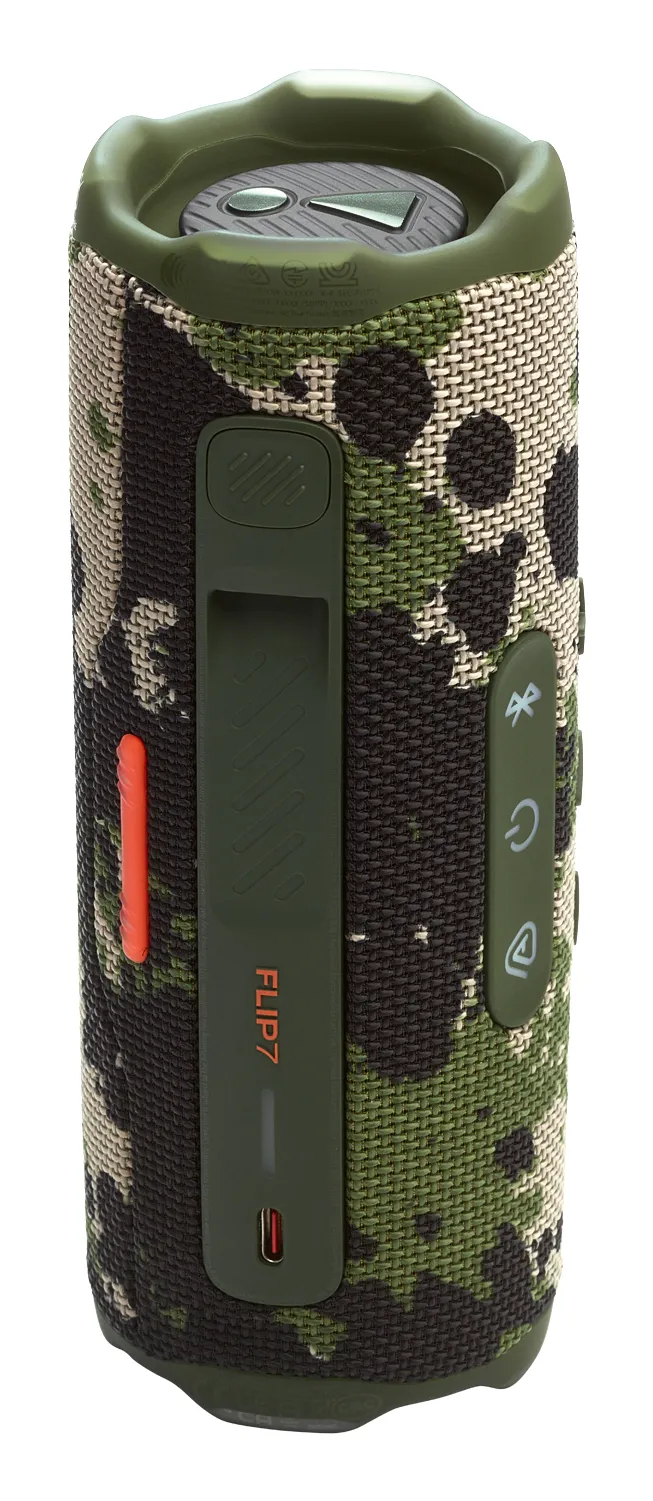 JBL Flip 7 Bluetooth, Auracast Portable speaker, Squad