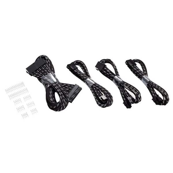 Phanteks Extension Cable Combo Pack, Cable Extension Kit, Black/Silver