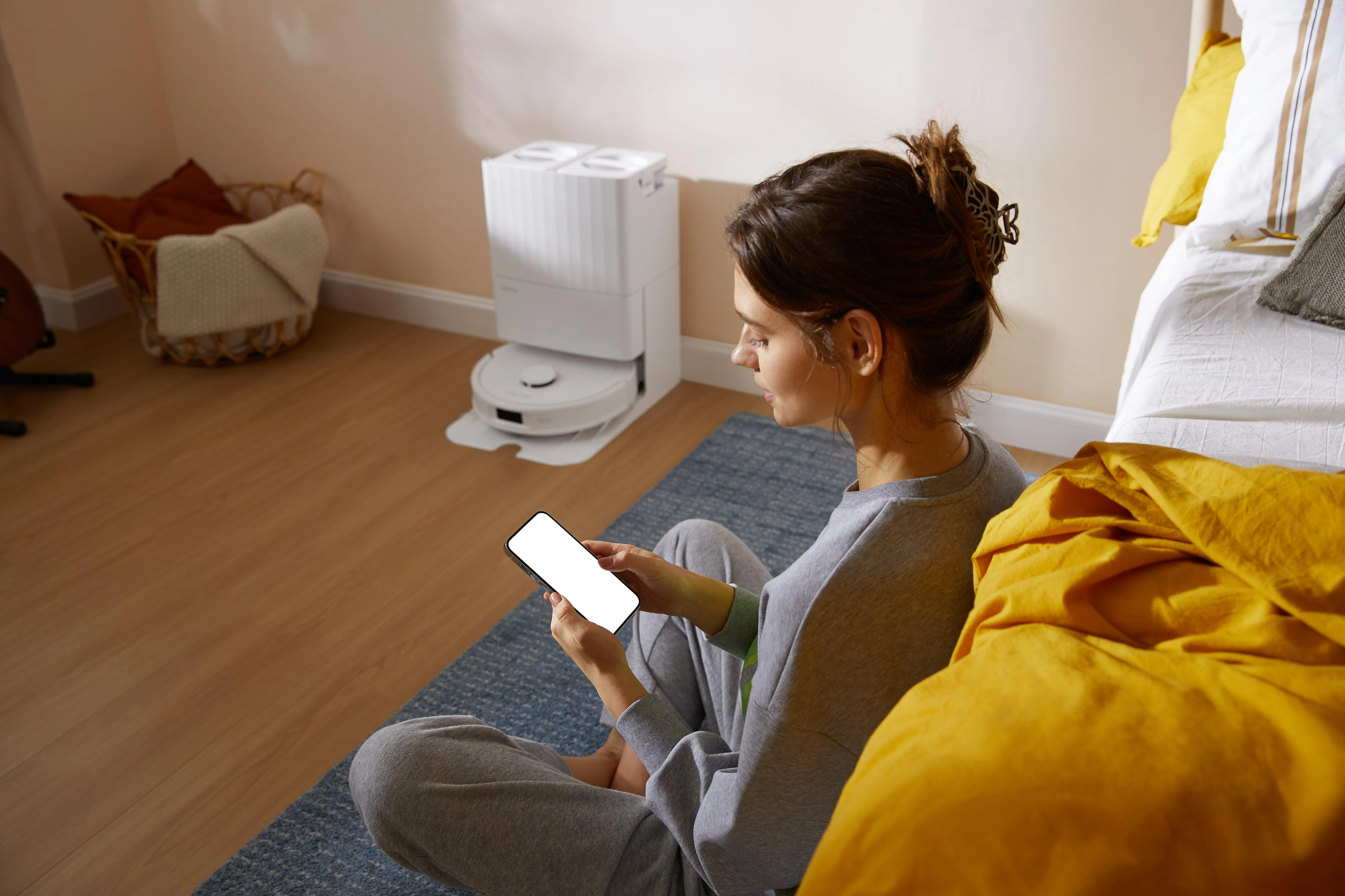 Roborock QR 598 - robot vacuum cleaner, White