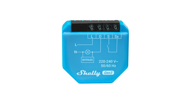 Shelly 1L Gen3 - programmable WiFi relay