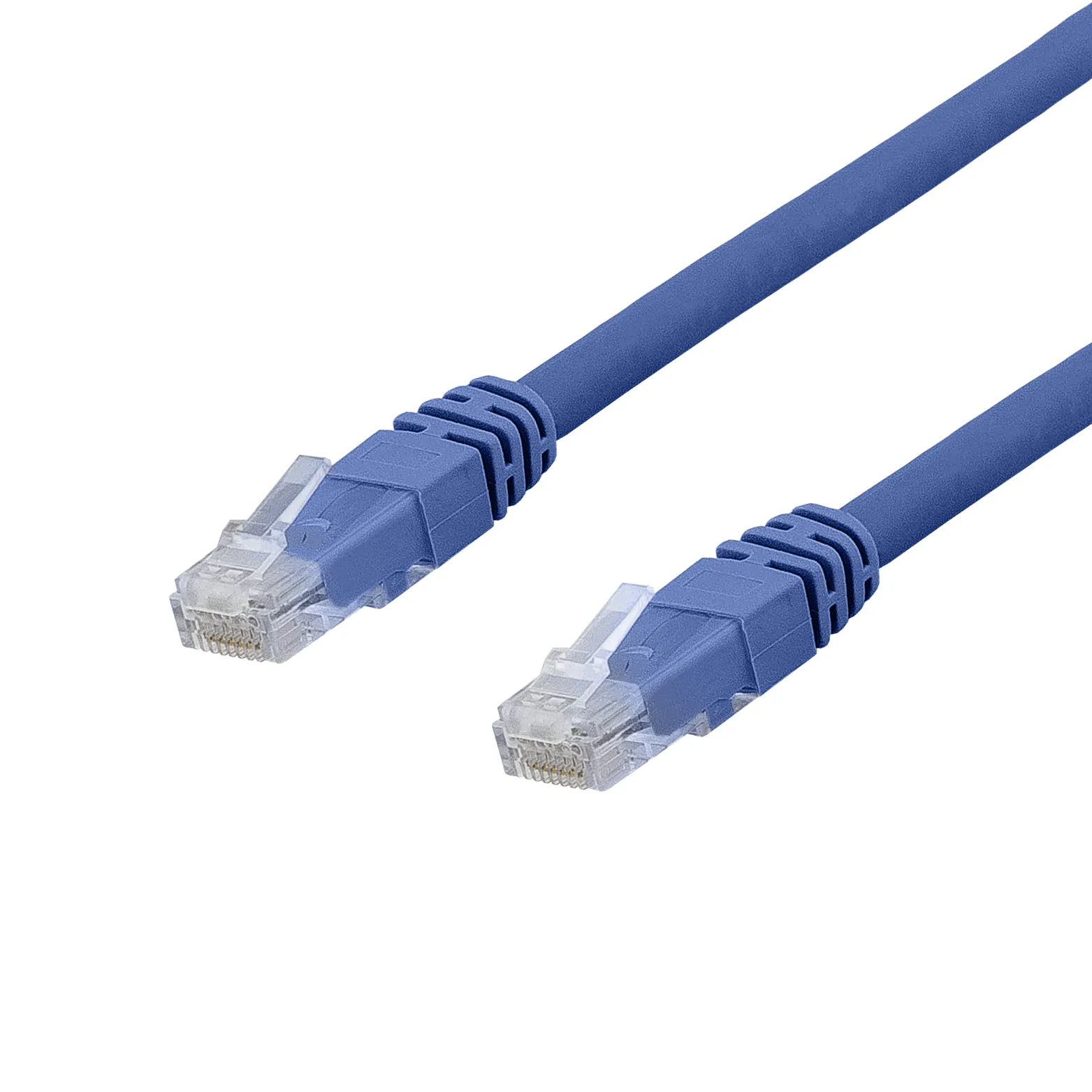 Deltaco Cat6a U/UTP - network cable, 2.5 m, Blue