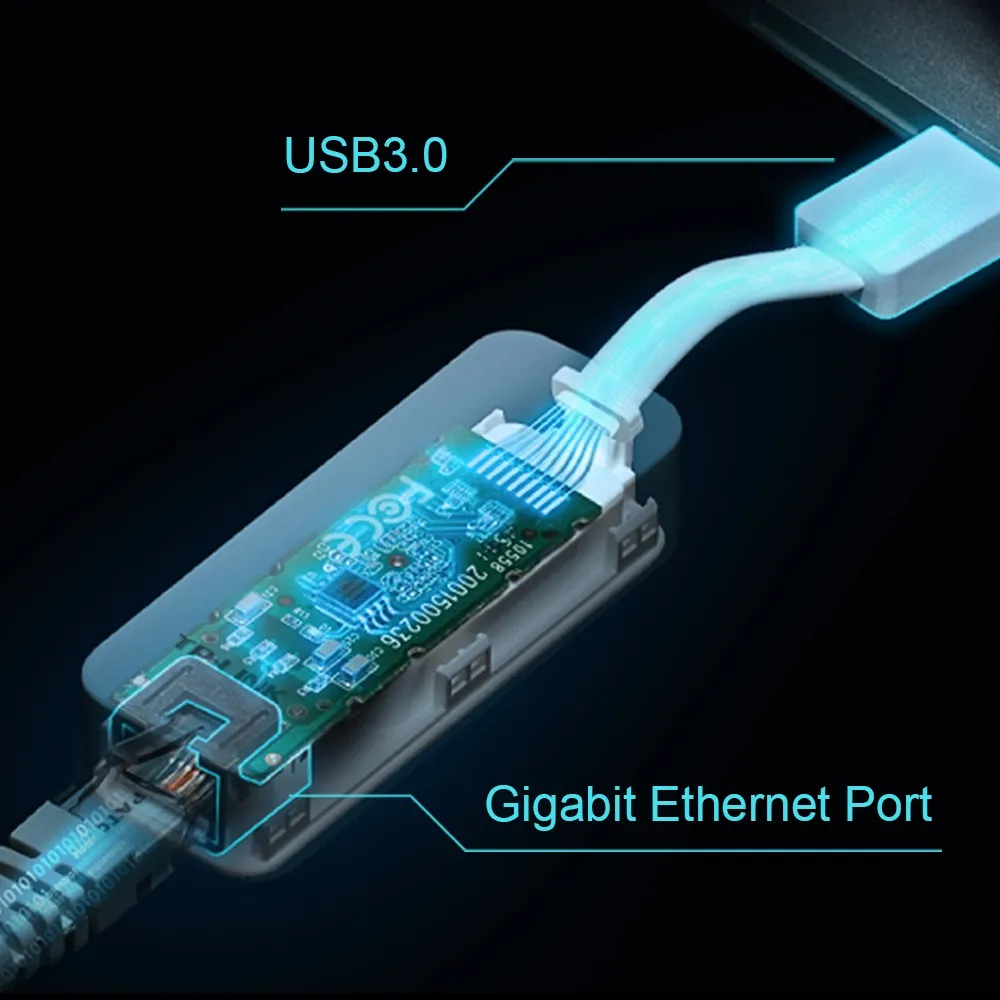 TP-Link UE300 - Network Adapter - USB 3.0 - Gigabit Ethernet