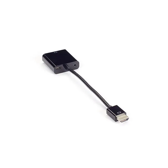 BLACKBOX ADAPTER DONGLE - HDMI MALE TO VGA FEMALE - VIDEO ADAPTER, HDMI TO VGA, M/F, 20.3 CM