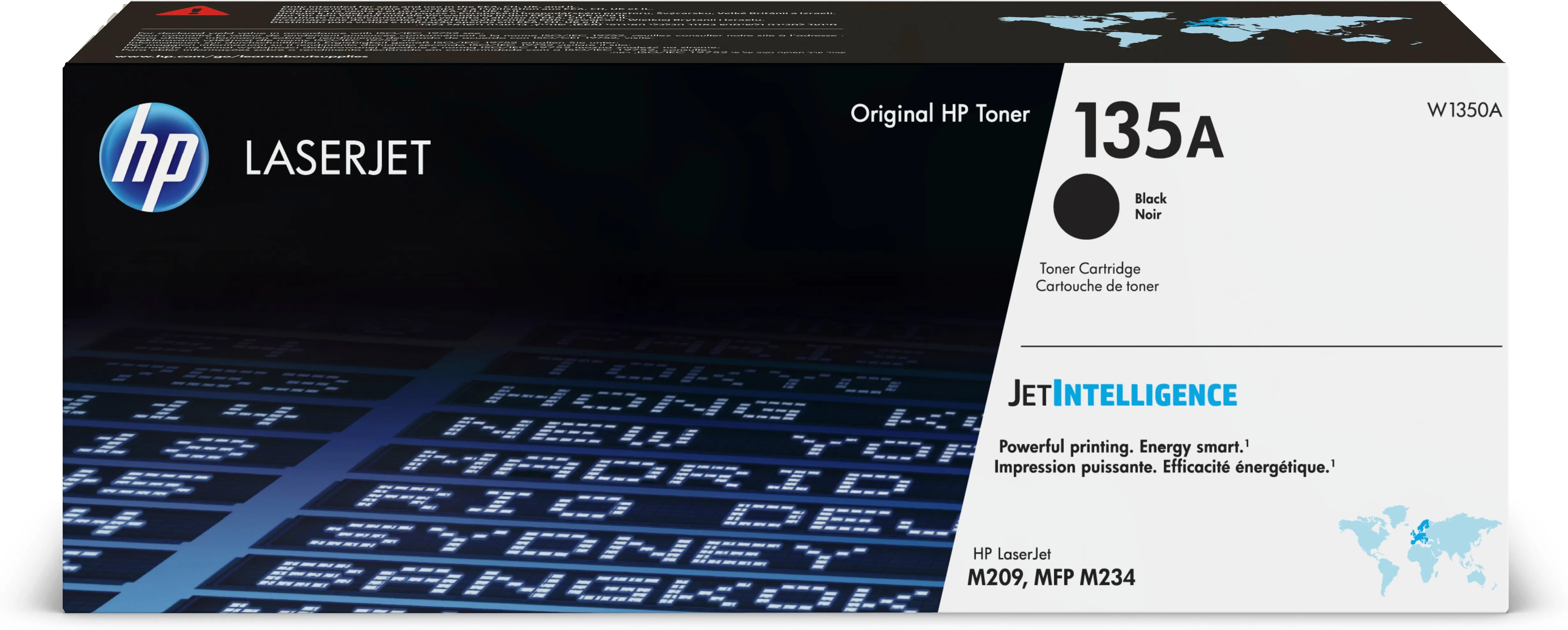 HP 135A toner cartridge, Black HP 135A toner cartridge, Black