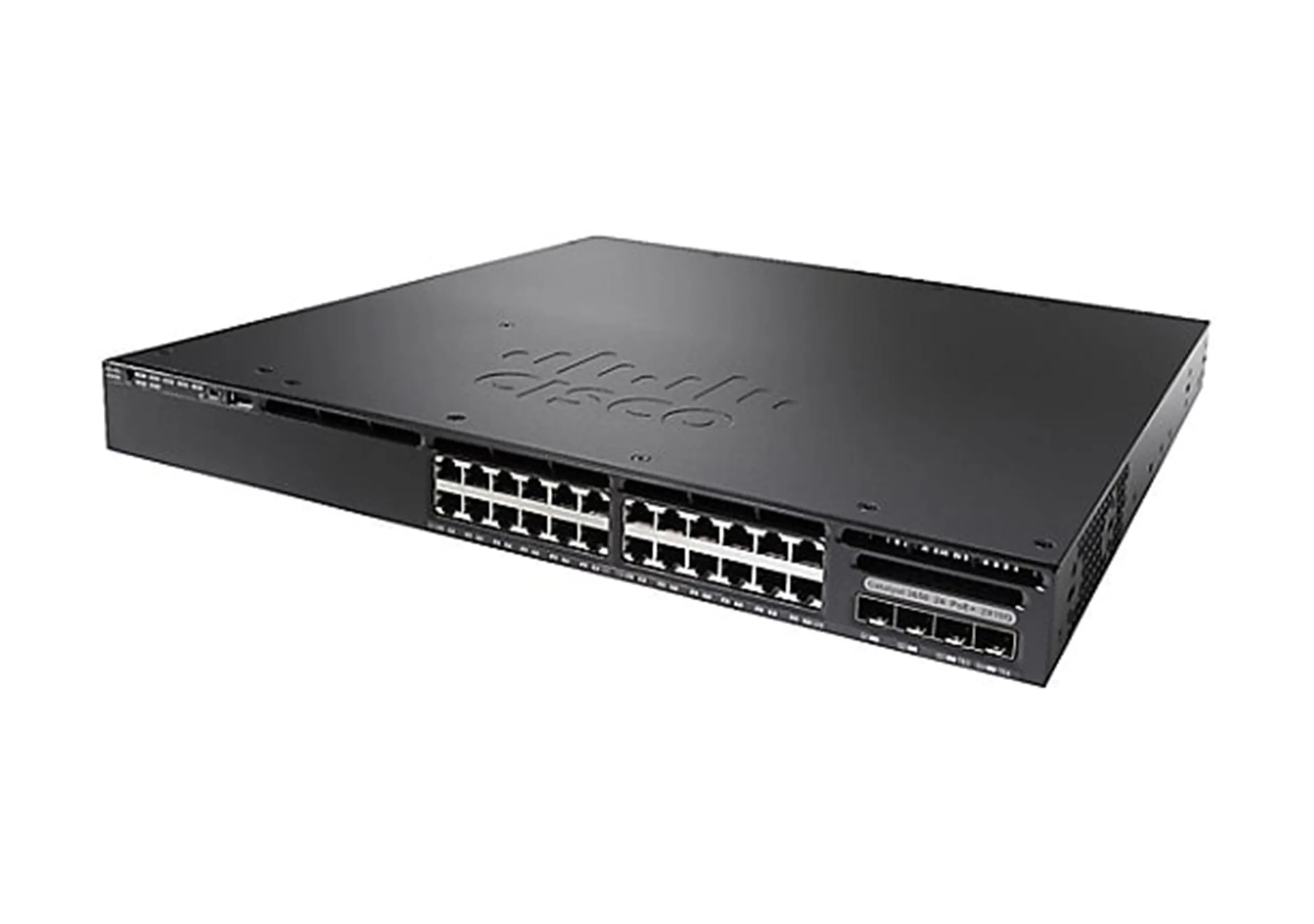 Cisco Catalyst 3650-24PDM-L - Kytkin - Hallinnoitu - 24 x 10/100/1000 (PoE+) + 2 x 10 Gigabit SFP+ - ty&ouml;p&ouml;yt&auml;, r&auml;kkiin asennettava - PoE+ (390 W)