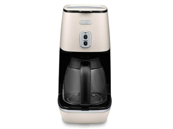 DeLonghi Distinta ICMI 211.W, kahvinkeitin 10 kupin, valkoinen