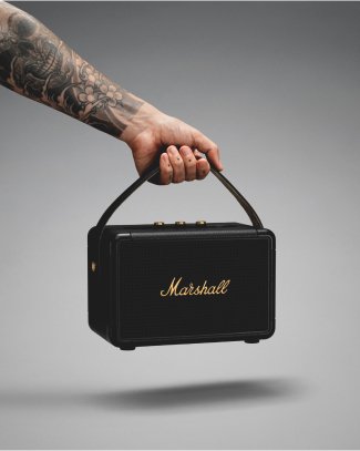 Marshall Kilburn II -Bluetooth-kaiutin, musta/messinki