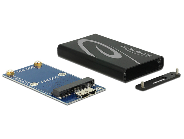 Delock External Enclosure mSATA -- USB 3-0