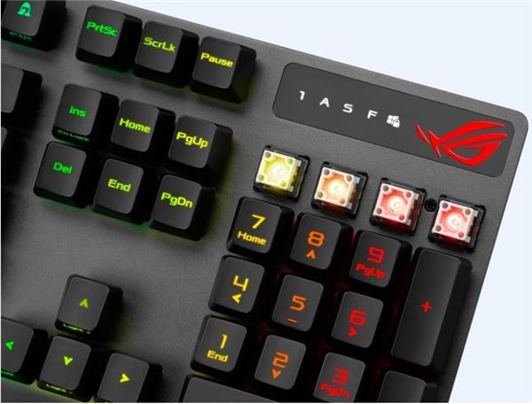 Asus ROG Strix Scope RX optical RGB - speltangentbord Nordic