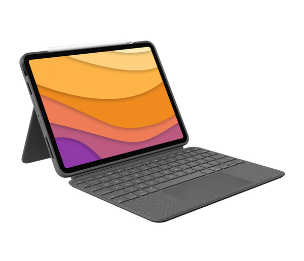Logitech Combo Touch For iPad Air 4th Gen, Grey (US/International)