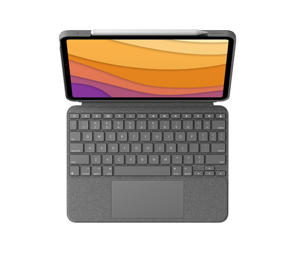 Logitech Combo Touch For iPad Air 4th Gen, Grey (US/International)