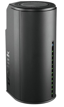 D-Link DSL-3590L, AC1900 Dual band ADSL2+ modem/router, svart