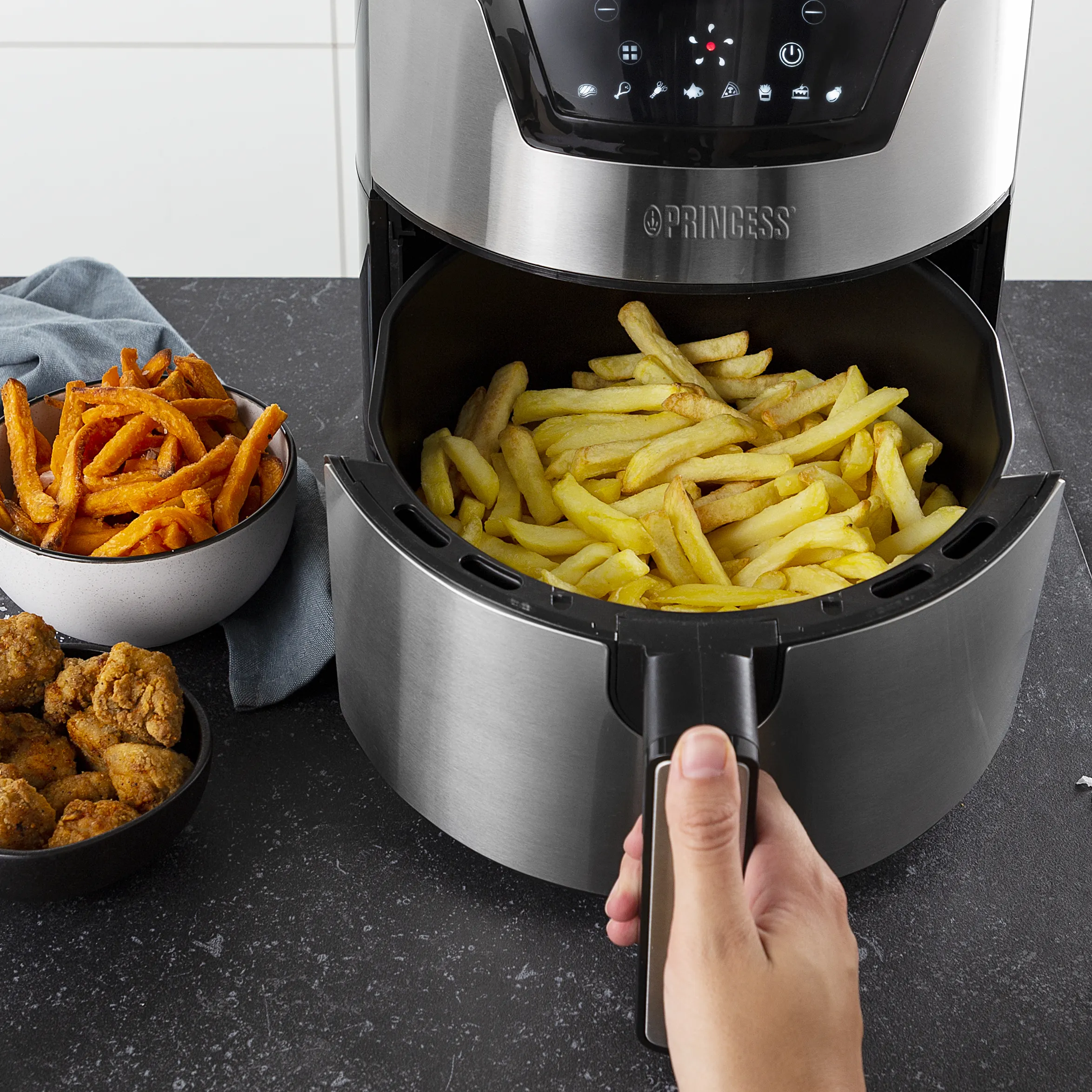 Princess Digital Aerofryer XXL - airfryer, stainless steel, 4.5l