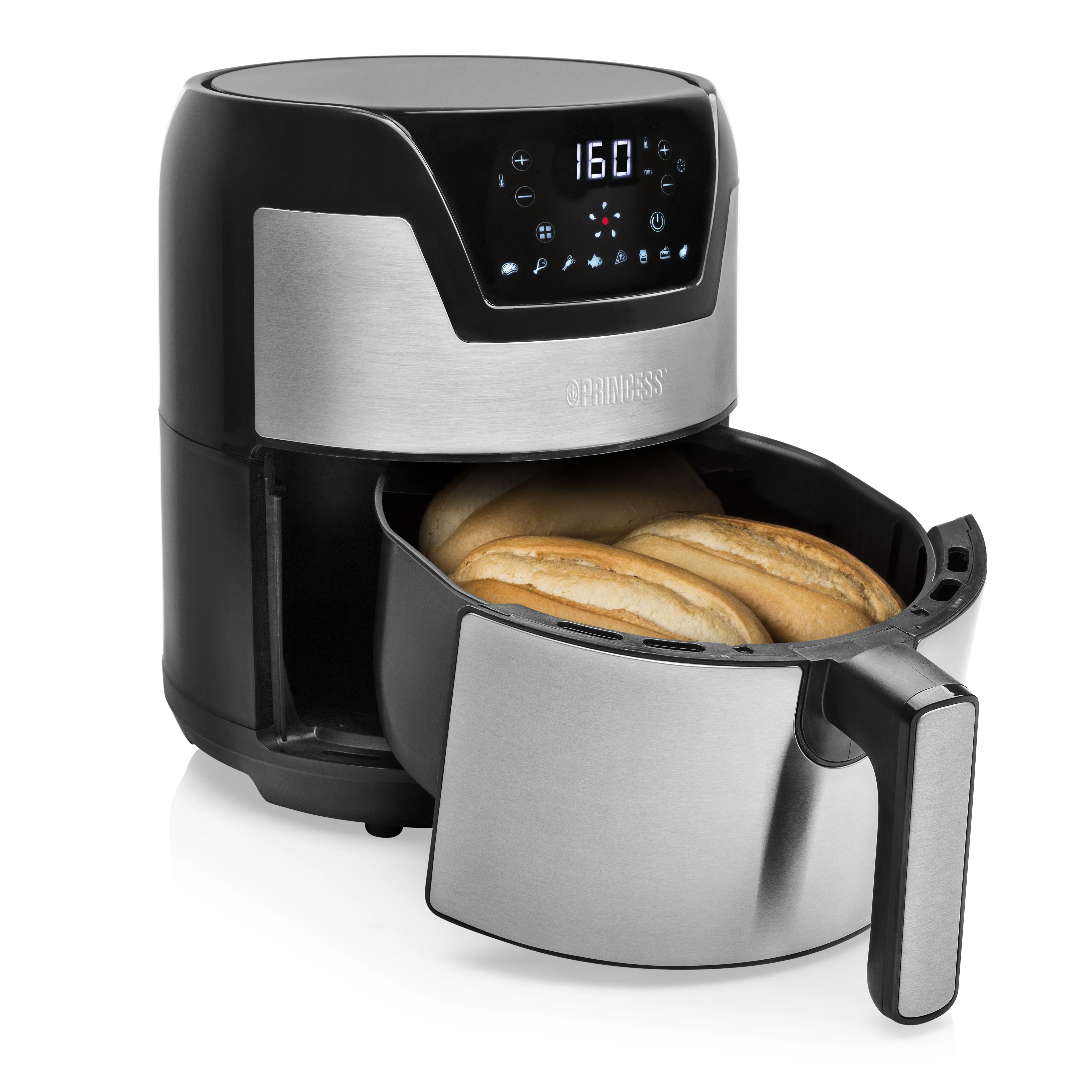 Princess Digital Aerofryer XXL - airfryer, stainless steel, 4.5l