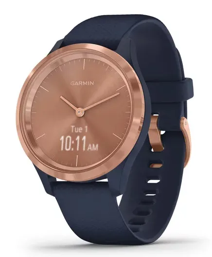 Garmin Vivomove 3S 39mm - Smart Watch, Blue Gold