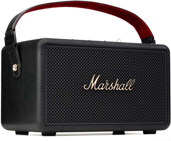 Marshall Kilburn III Bluetooth Portable Speaker, Black and Brass