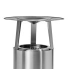 herQs Cozy Heater Stainless Steel Fire Pit Heat Diffuser