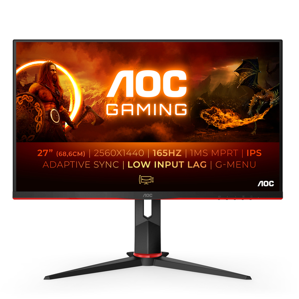 (Bargains) AOC 27" Q27G2S QHD, 165Hz, 1ms, IPS - gaming monitor
