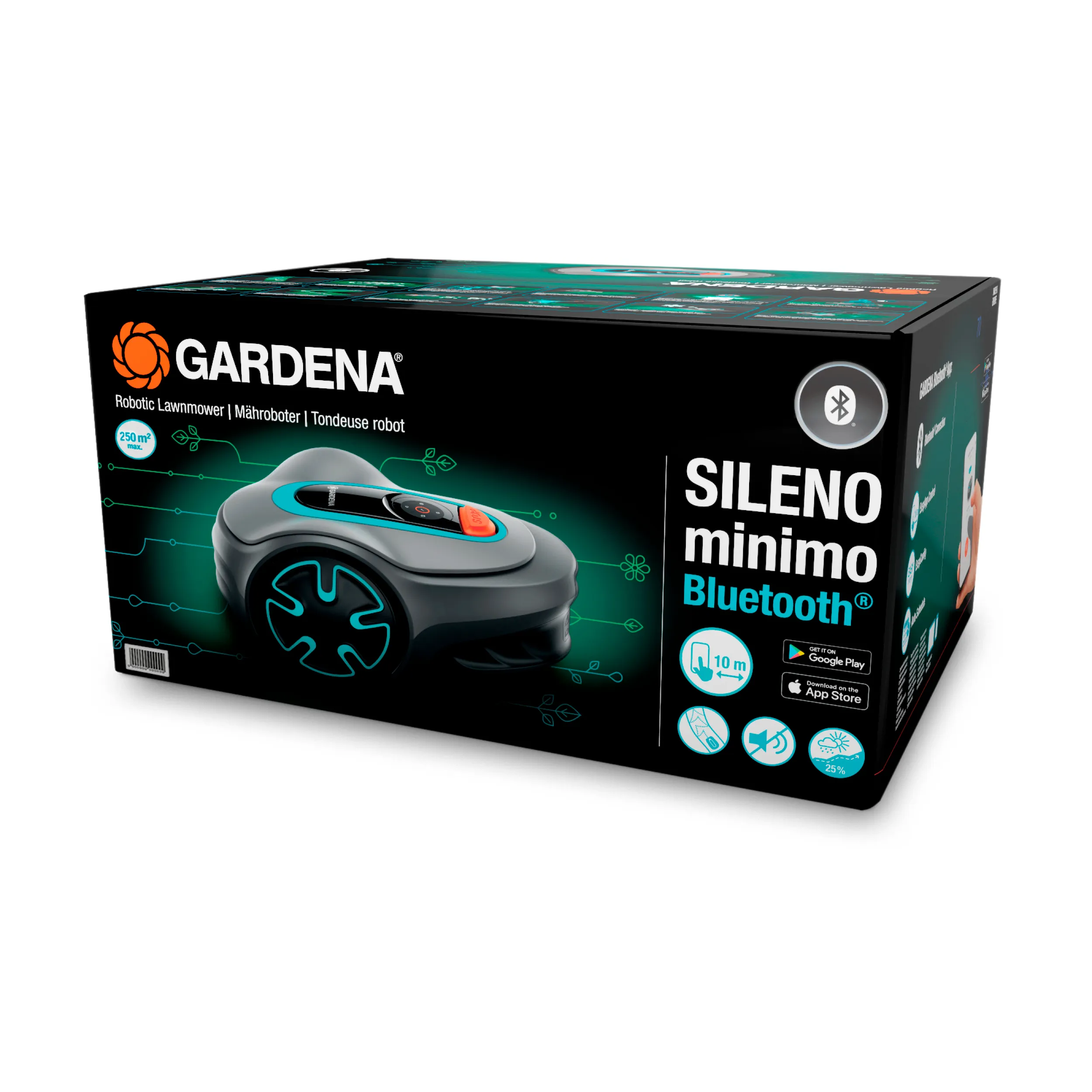 GARDENA SILENO minimo, 250 m&sup2; -robottiruohonleikkuri