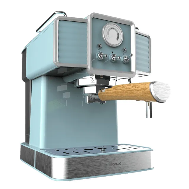 CECOTEC Power Espresso 20 Tradizionale manuell espressomaskin, ljusbl&aring;