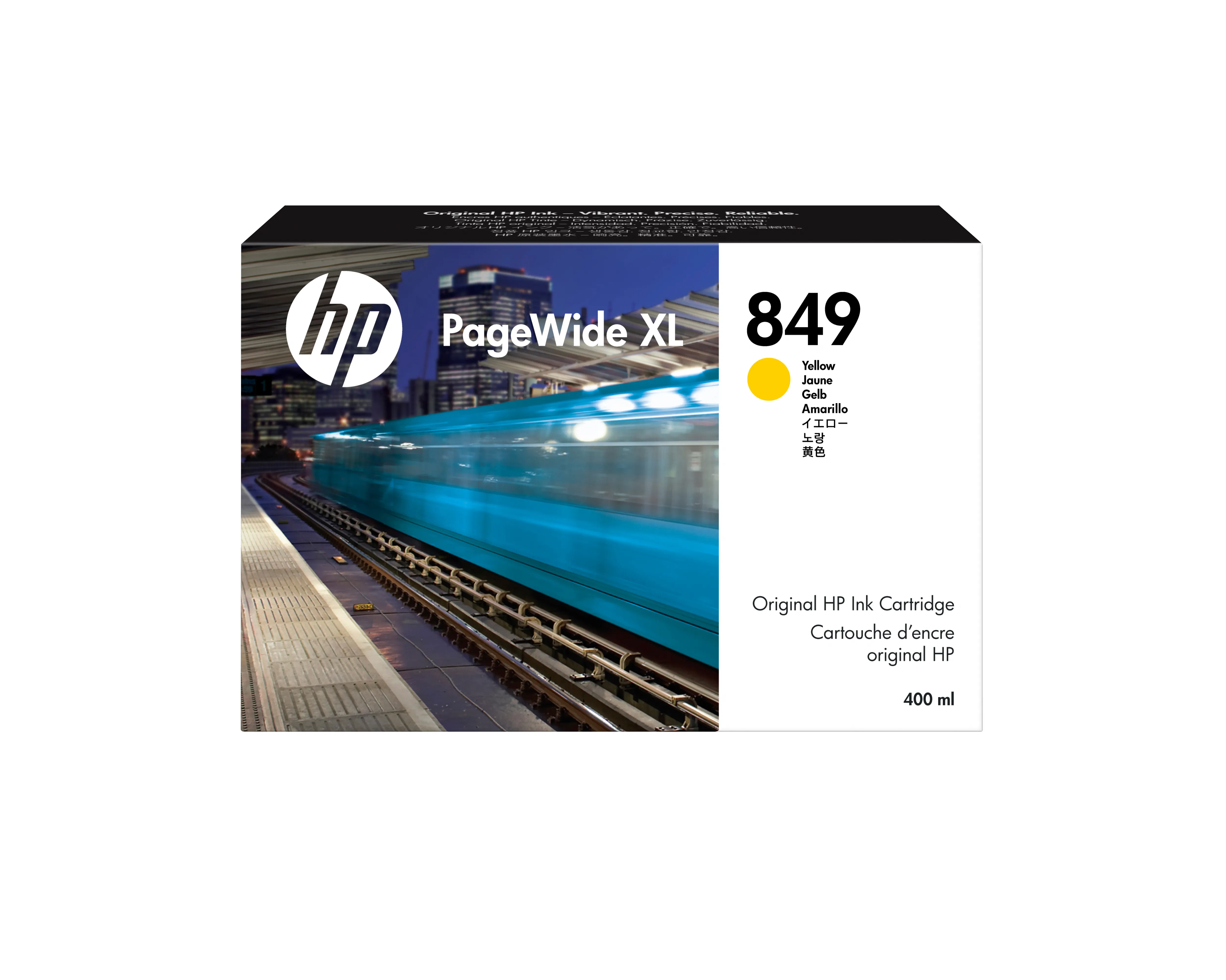 HP PageWide XL 849 ink cartridge, 400 ml, Yellow