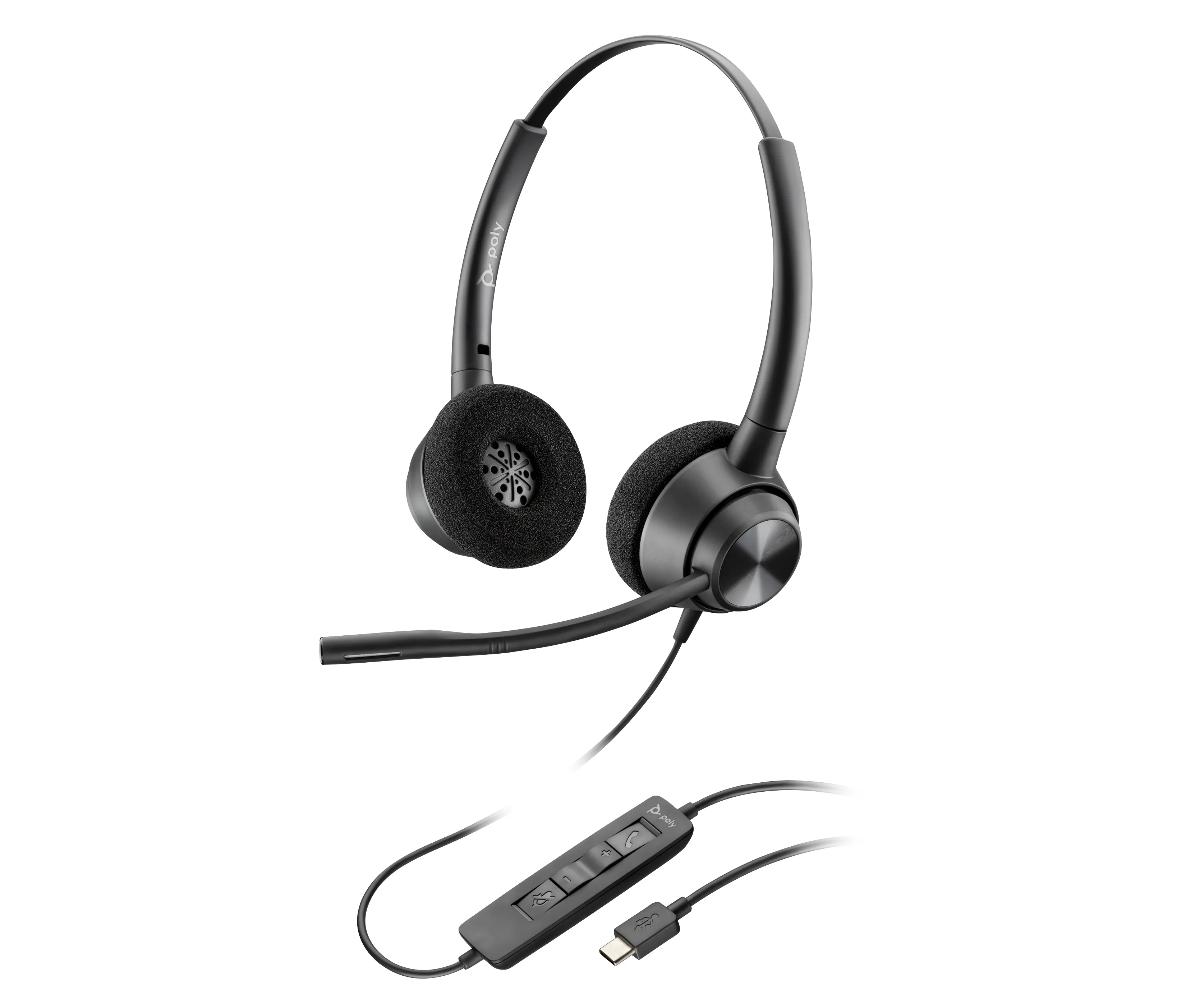 Poly EncorePro 320 EP320 USB-C WW -kuulokkeet mikrofonilla
