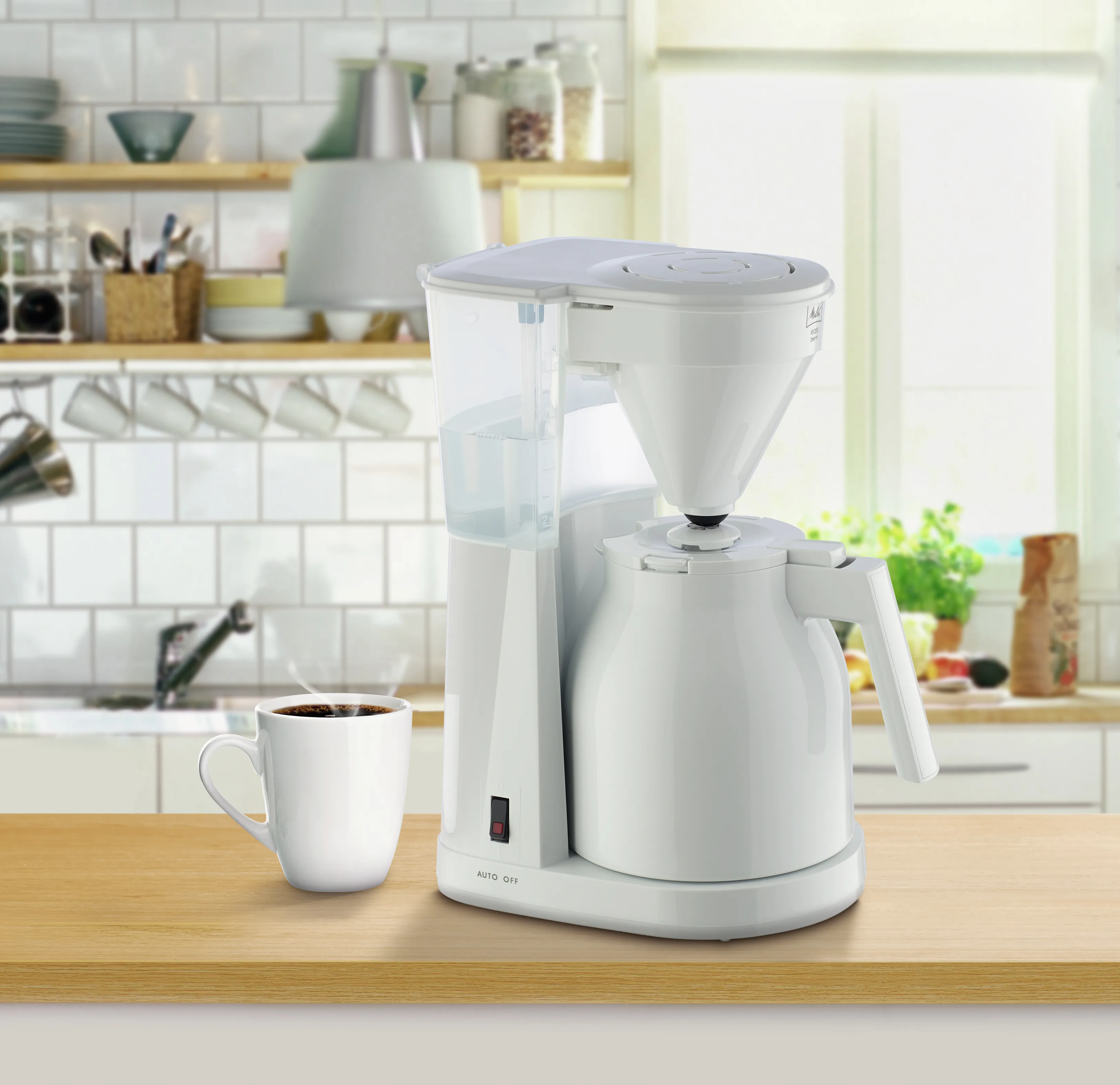 Melitta Easy II Therm - coffee maker, White