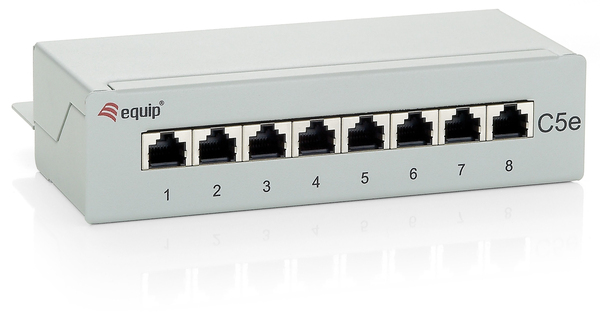 PatchPanel Cat.5e 08 Port equi