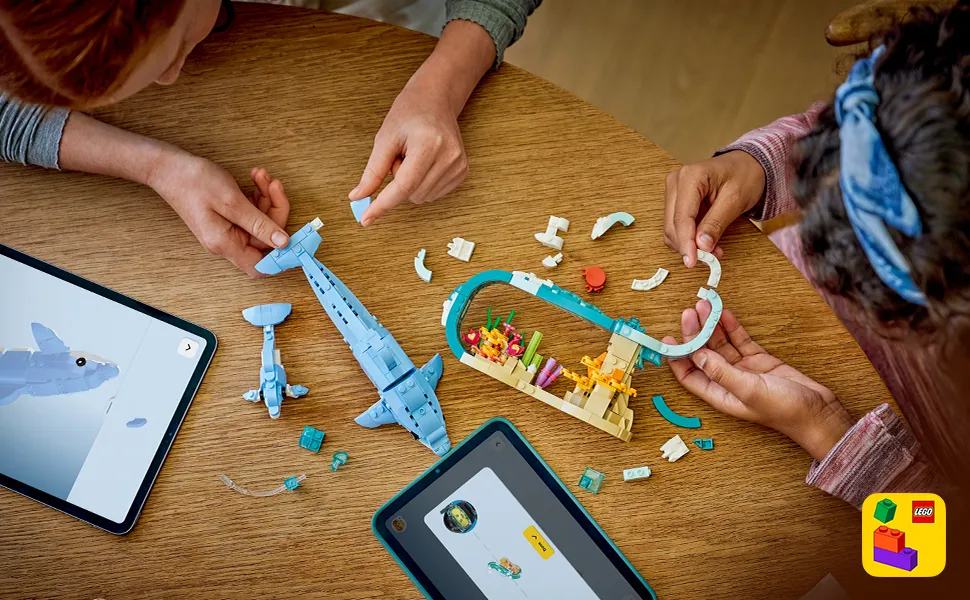 LEGO Creator Marina djur: S&ouml;ta delfiner 31385