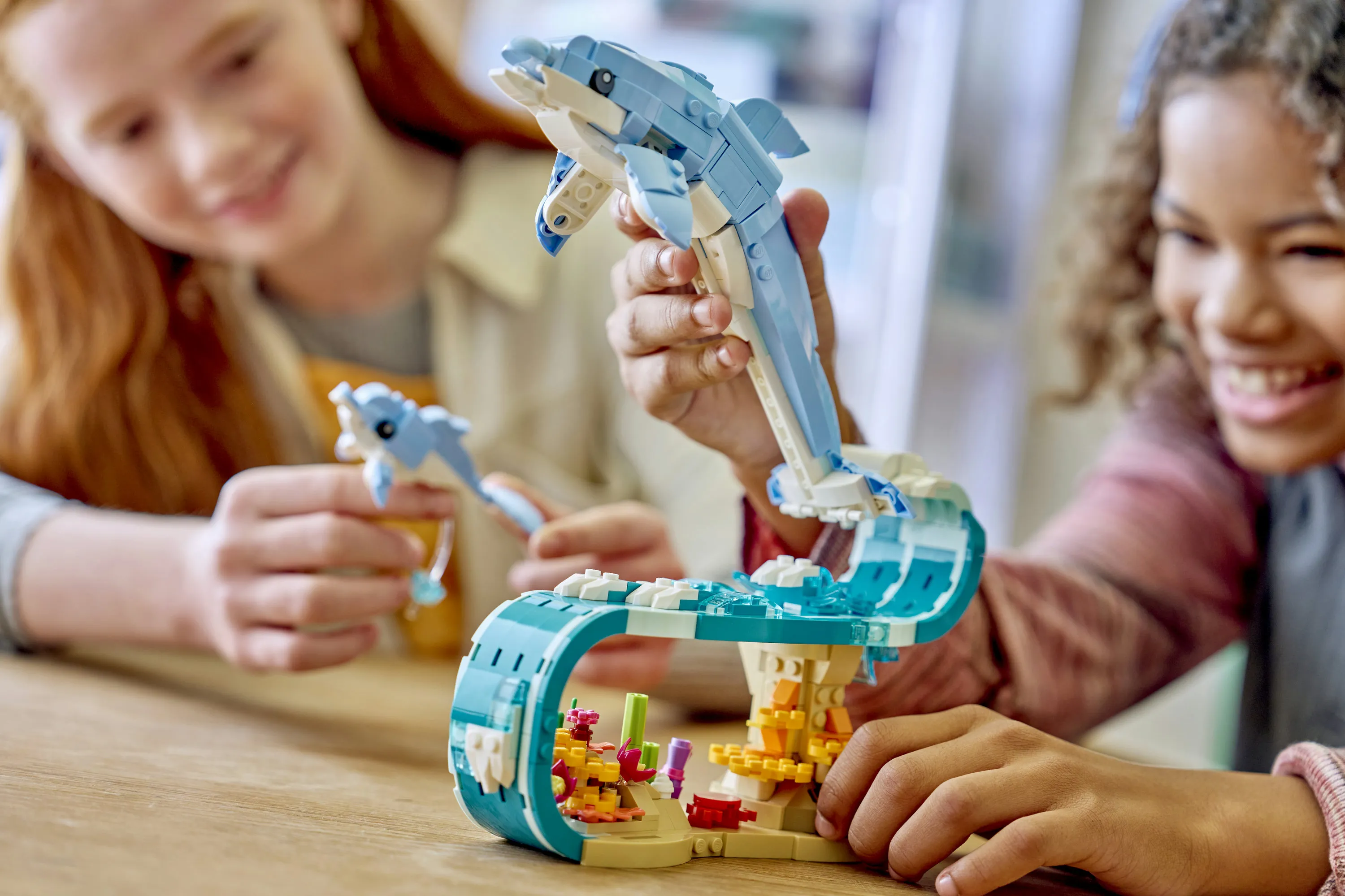 LEGO Creator Marina djur: S&ouml;ta delfiner 31385