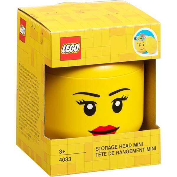 Room Copenhagen LEGO Storage Head "Girl", mini | 40331725