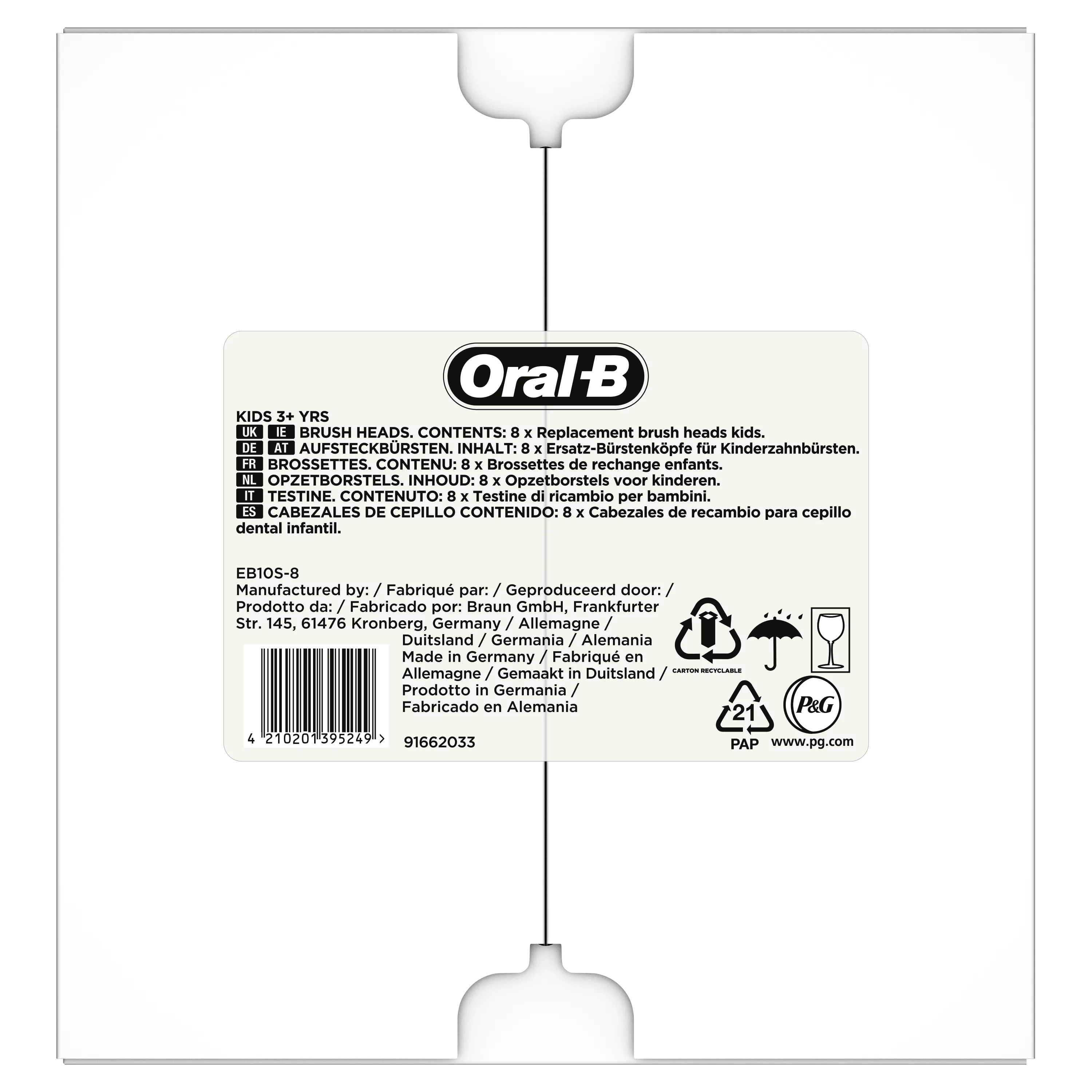 Braun Oral-B Kids Star Wars -harjaspää, 8-kpl