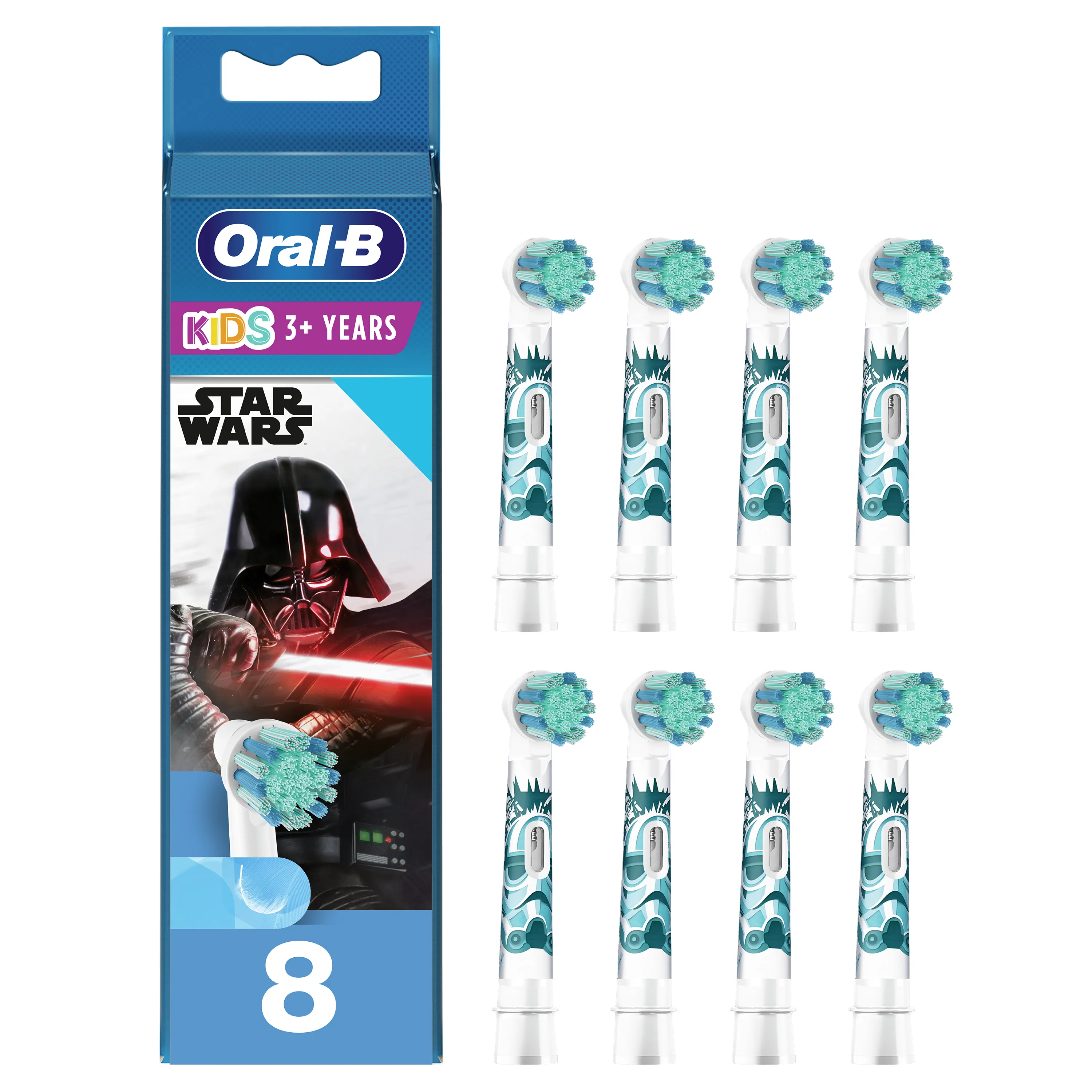 Braun Oral-B Kids Star Wars -harjaspää, 8-kpl