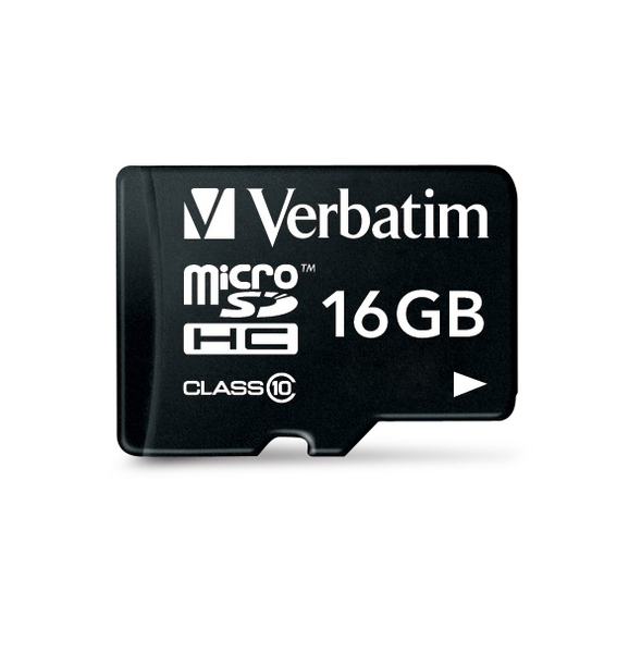 Verbatim Premium 16 Gt MicroSDHC -muistikortti + SD-adapteri