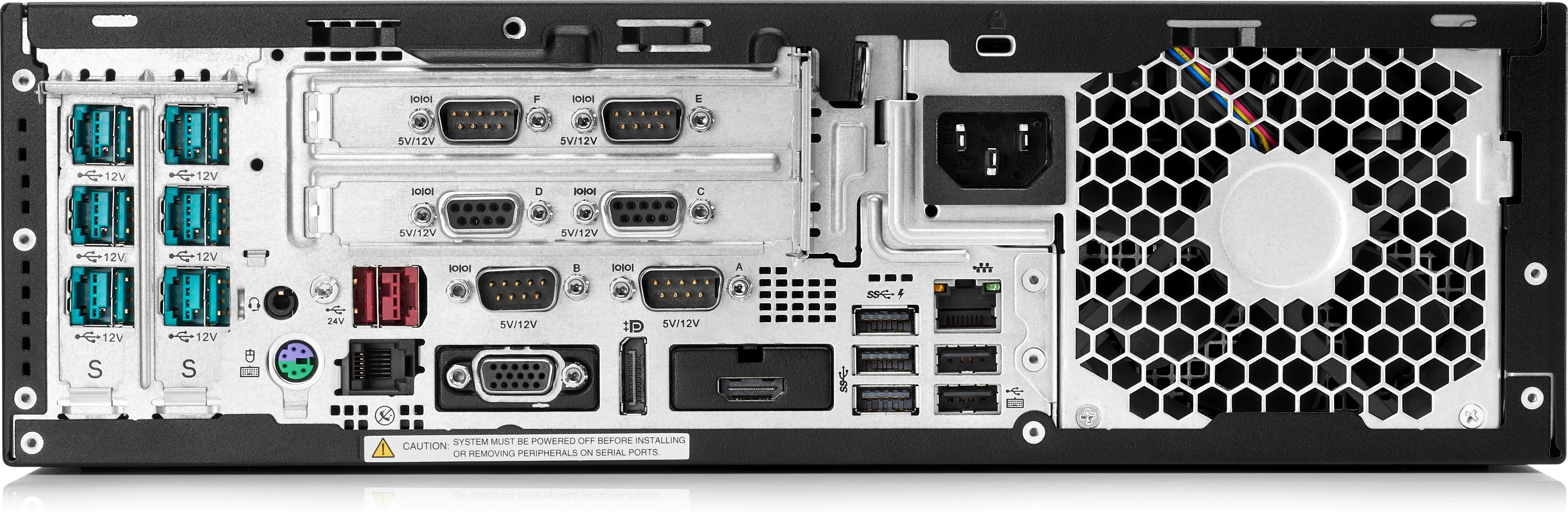 HP Engage Flex Pro i5-8500T, 8GB, 128GB SSD, Win 10 Pro Desktop Computer, SFF, Black