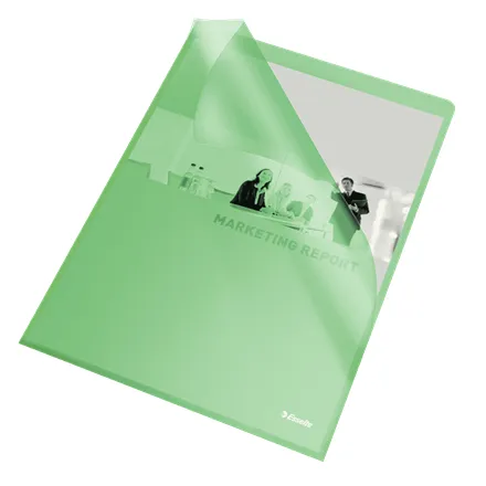 Folder standard 105my A4 green (100)