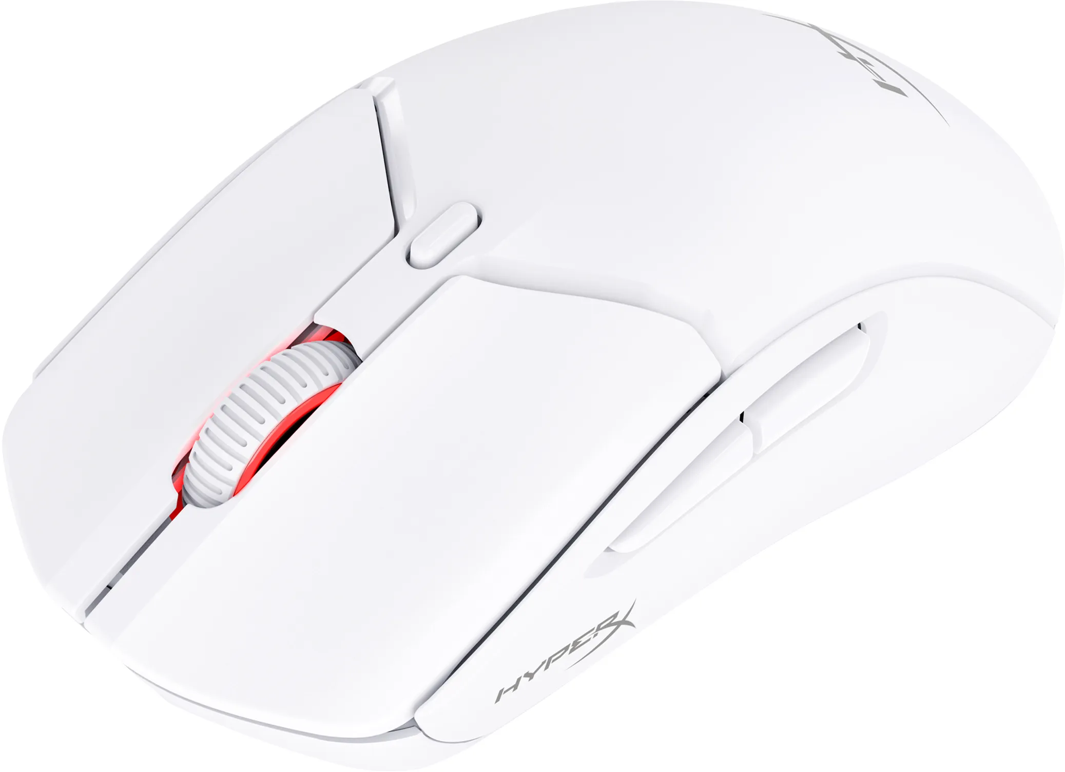 HyperX Pulsefire Haste 2 Optisk Tr&aring;dl&oslash;s Kabling Hvid