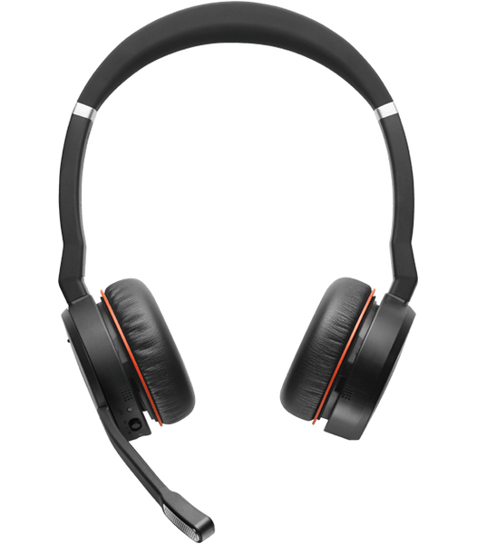 Jabra Evolve 75 -langaton headset, Musta, Microsoft